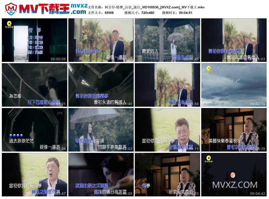 阿吉仔-情梦_台语_流行_MD105536